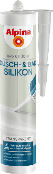 B&K DUSCH- & BADSILIKON 0,3L TRANSPARENT