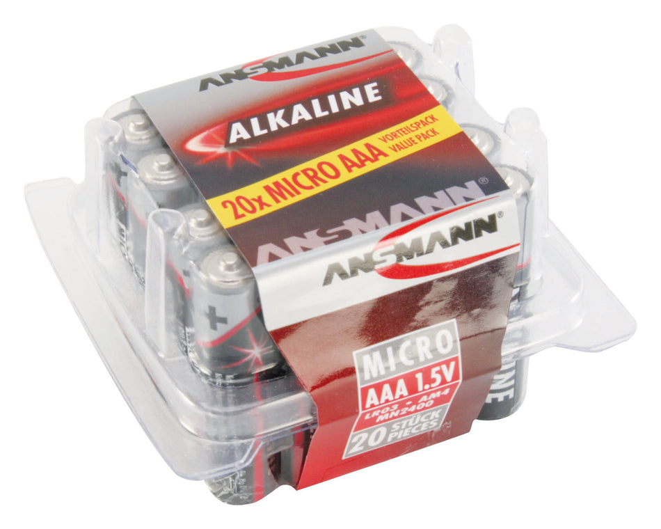 BATTERIE ANSMANN LR03 RED ALKALINE