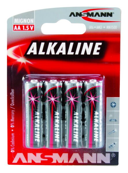 BATTERIE ANSMANN LR06 RED ALKALINE