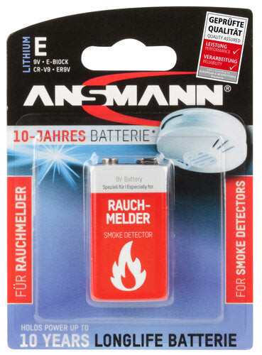 BATTERIE ANSMANN RAUCHMELDER EXTREME 9V