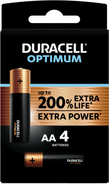 BATTERIE DURACELL MN1500 OPTIMUM AA