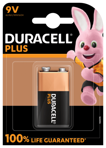BATTERIE DURACELL MN1604 PLUS 9V