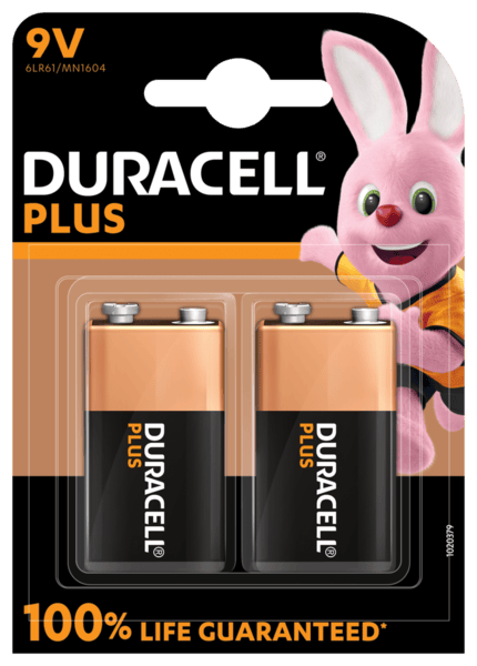 BATTERIE DURACELL MN1604 PLUS 9V