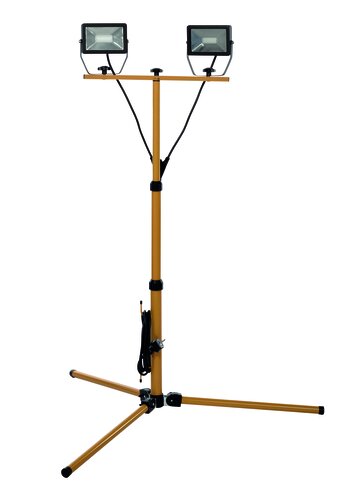 BAUSTRAHLER LED M.STATIV 2X20W 2X1500LM