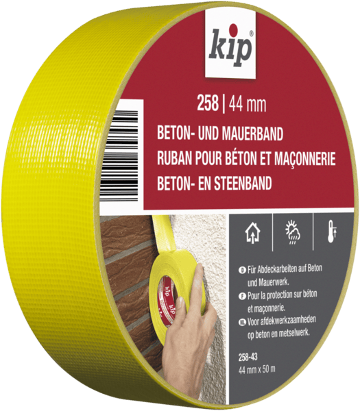 BETON- & MAUERBAND GELB 44MM 50M TYP258