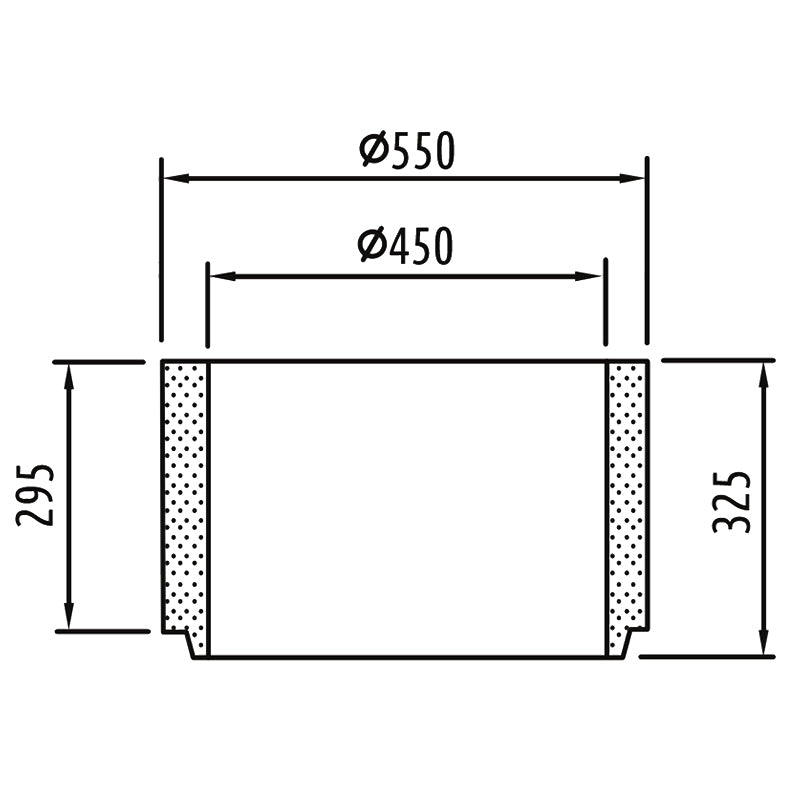 BETON-SCHAFT TEIL 5B 300MM O.TRAGNOCKEN