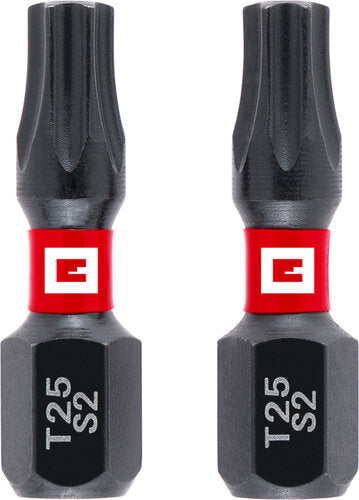 BIT TORSION 25MM T25 S2 (2 STÜCK)
