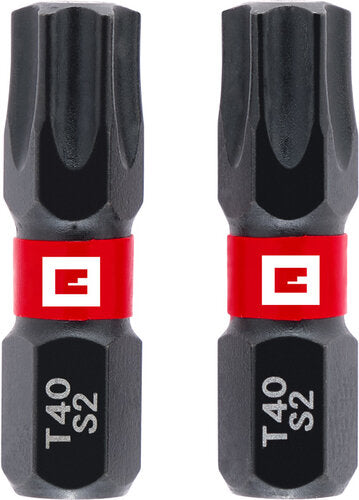 BIT TORSION 25MM T40 S2 (2 STÜCK)