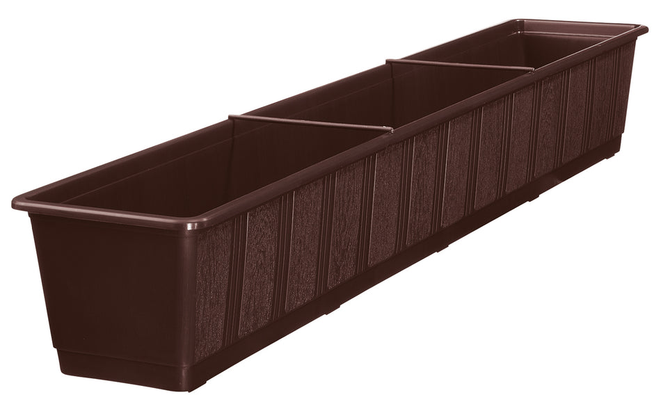BLUMENKASTEN STANDARD BRAUN CA.100CM
