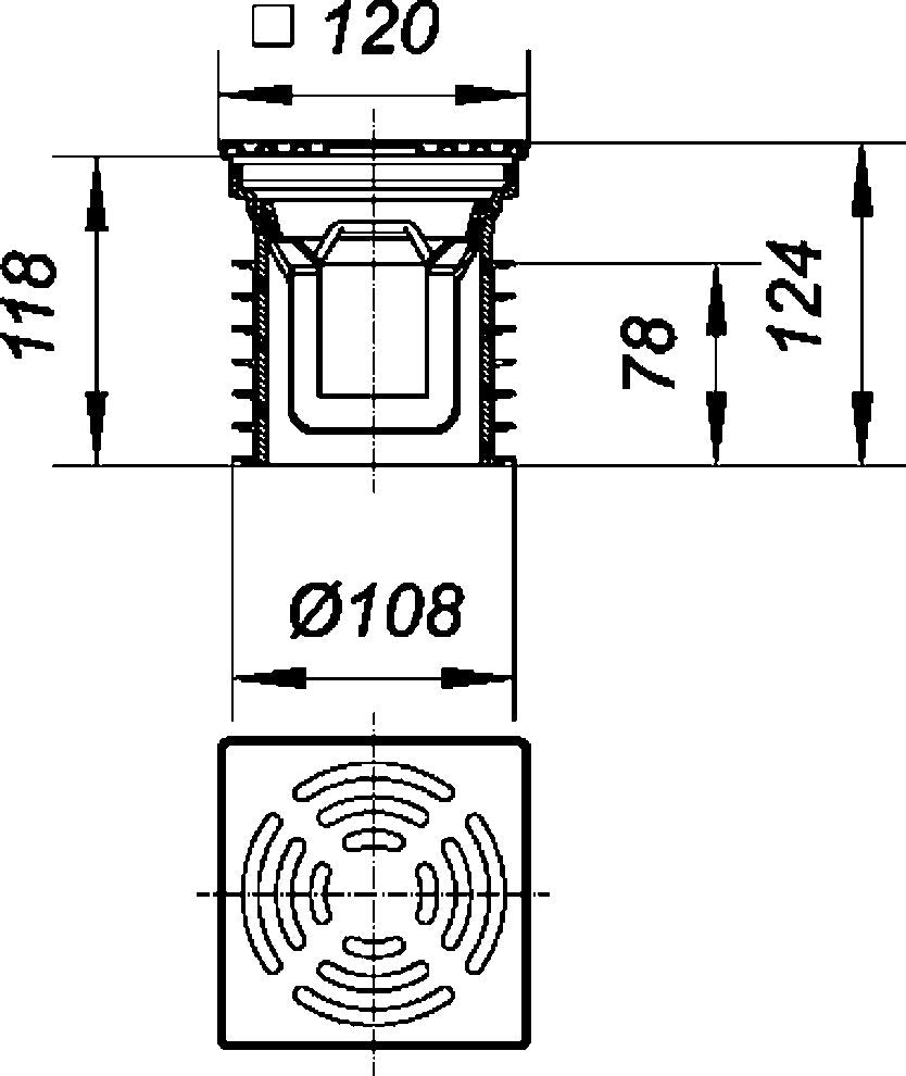 BODEN-SANIERUNGSABLAUF DN 100 SENKRECHT