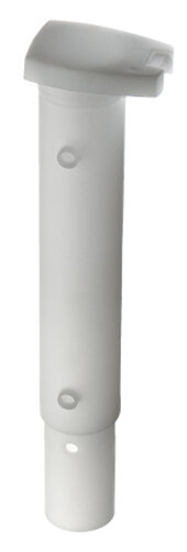 BODENHÜLSE KUNSTSTOFF WEISS FÜR Ø44 MM