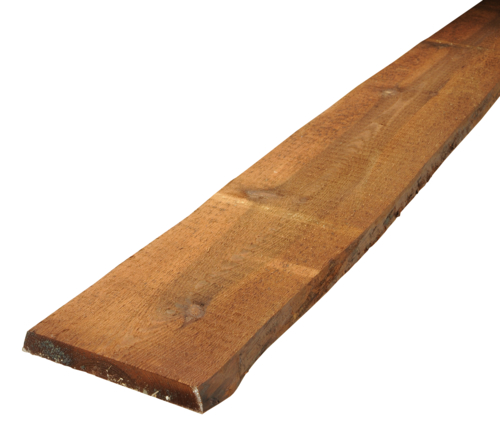 BOHLENZAUNBRETT BRAUN 2,4X15-25X250CM