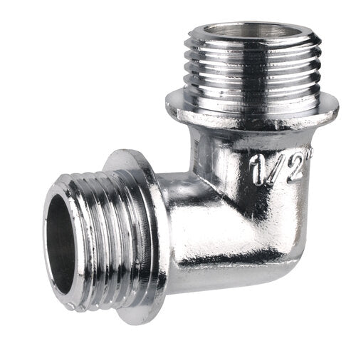CHROM WINKEL 1/2"AG