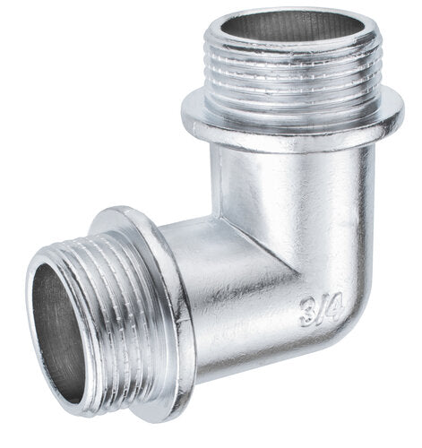 CHROM WINKEL 3/4"AG