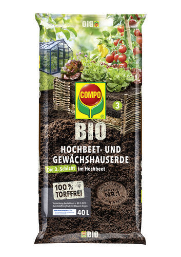 COMPO BIO HOCHBEET- U.GEWÄCHSH.ERDE 40L