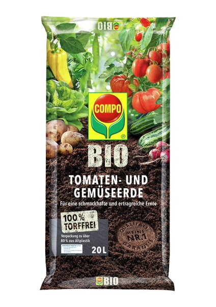 COMPO BIO TOMATEN- U. GEMÜSEERDE 20L
