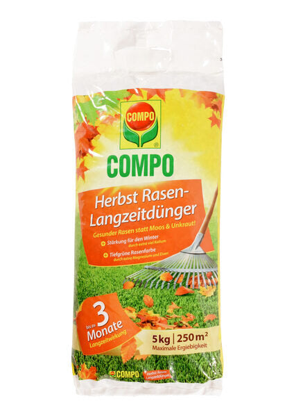 COMPO HERBST RASEN-LANGZEITDÜNGER 5KG