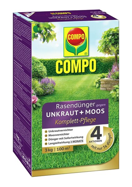 COMPO RASENDÜNGER UV+MV KOMP.- 3KG