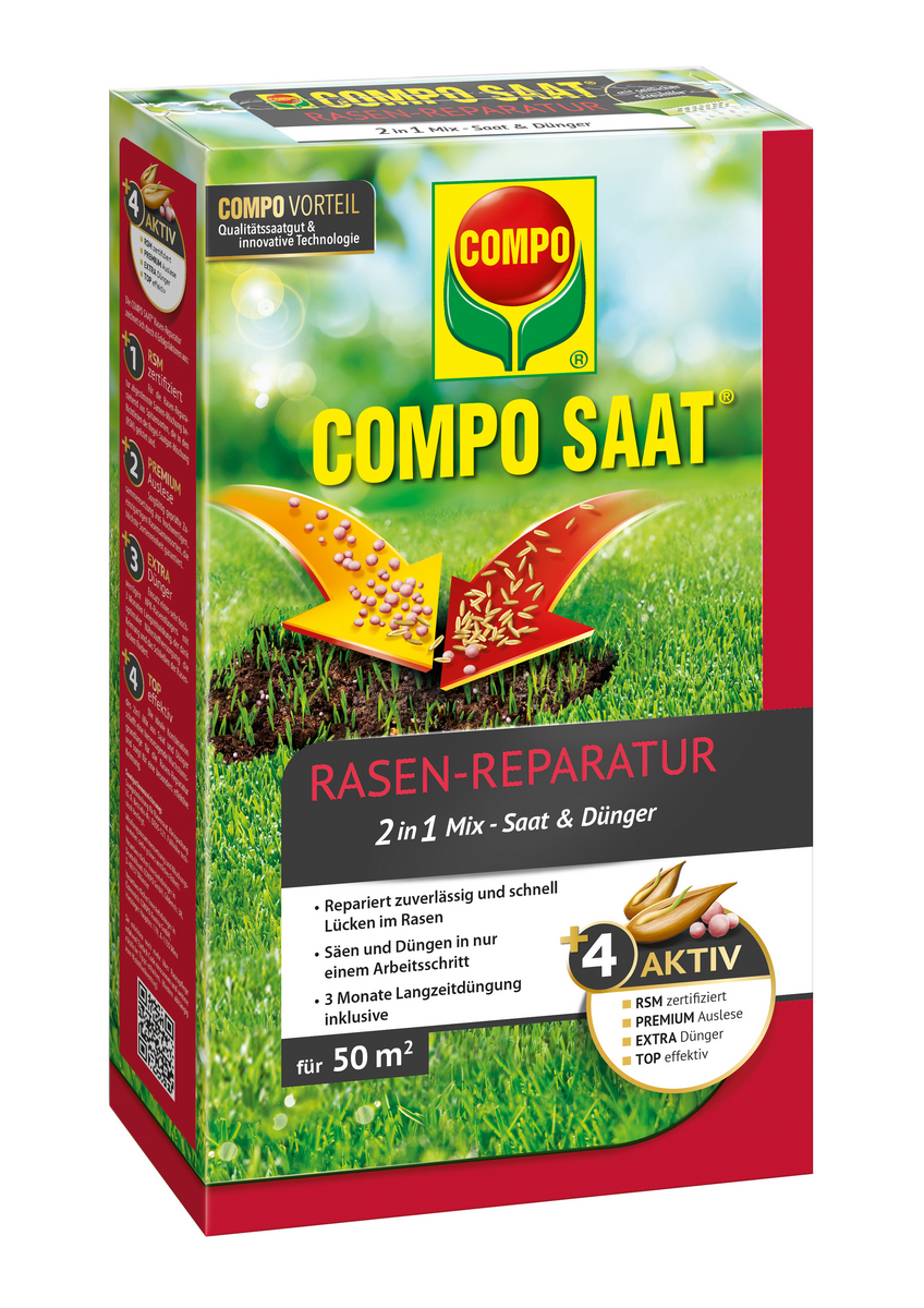 COMPO RASENREPA.MIX SAMEN&DÜNGER 1,2KG