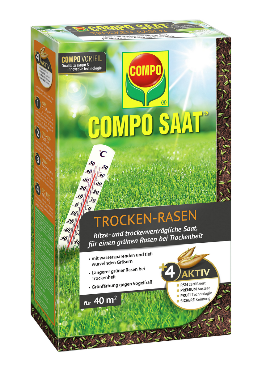 COMPO SAAT TROCKEN-RASEN 40QM 1KG