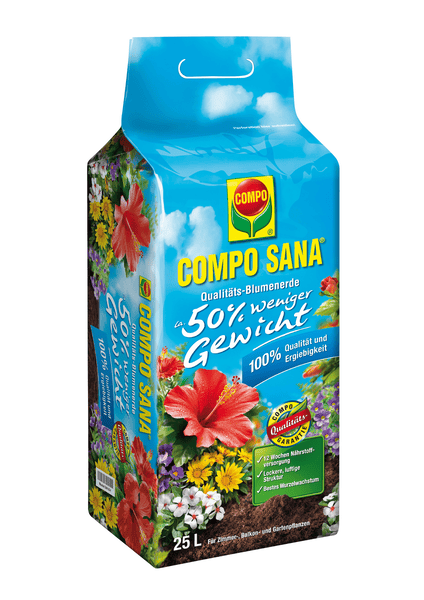 COMPO SANA QUALITÄTS BLUMENERDE 50% 25L