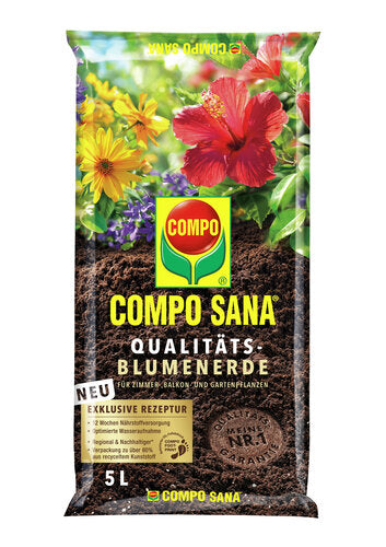 COMPO SANA QUALITÄTS BLUMENERDE 5L
