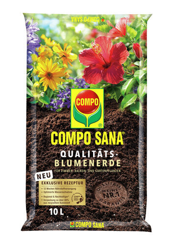 COMPO SANA QUALITÄTS BLUMENERDE 10L