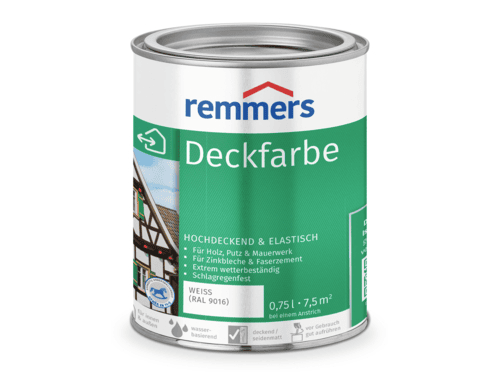 DECKFARBE WEIß RAL 9016 750ML