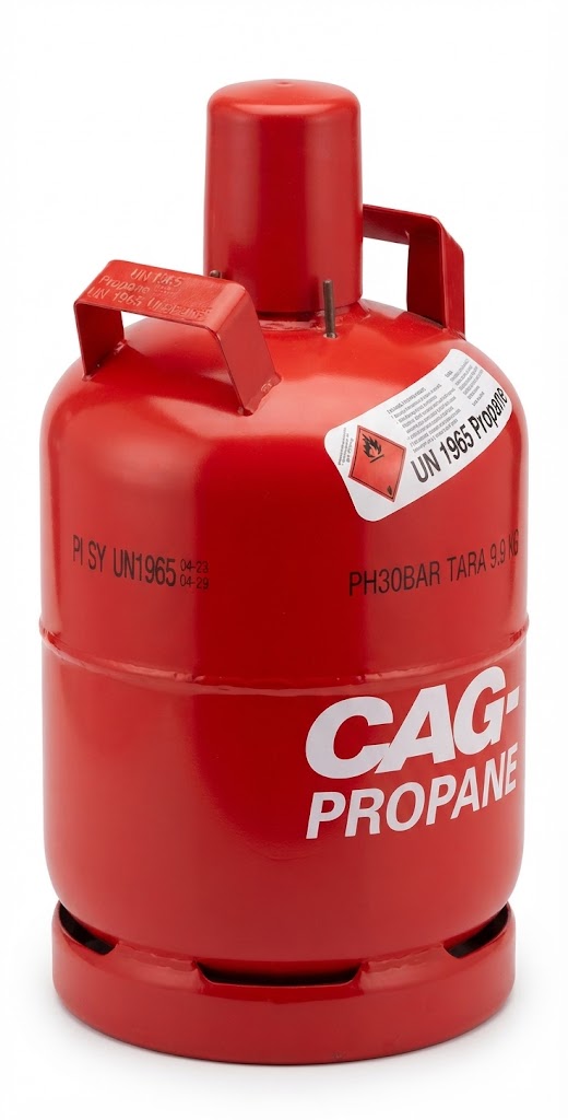 GAS-PFANDFLASCHE 11 KG ROT -LEIHWEISE-