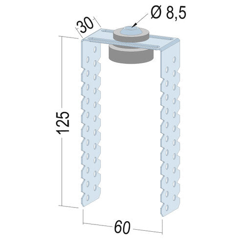 DIREKTABHÄNGER 6160 125MM