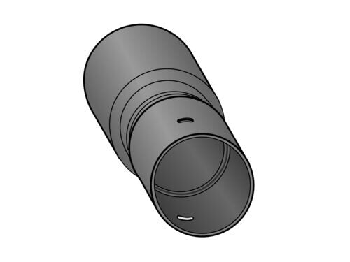DRÄN ÜBERGANG AUF KG MIT KG MUFFE DN100
