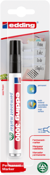 EDDING 3000 PERMANENTMARKER SCHWARZ