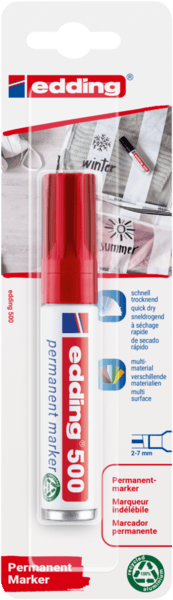 EDDING 500/1 PERMANENTMARKER ROT