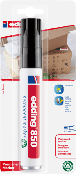 EDDING 850 PERMANENTMARKER SCHWARZ
