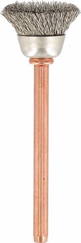 EDELSTAHLBÜRSTE Ø13 MM (2 STÜCK)