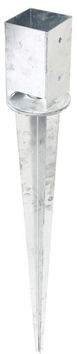 EINS.-BODENHÜLSE VERSTELLBAR 91X91X900MM