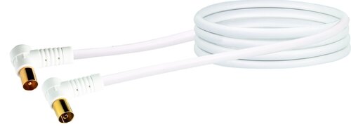 EMPFÄNGER ANSCHLUSSKABEL 90DB WEIß 1,5M