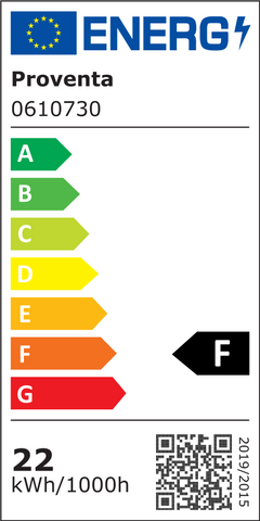 Energieeffizienzklasse F