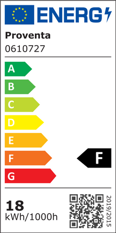 Energieeffizienzklasse F