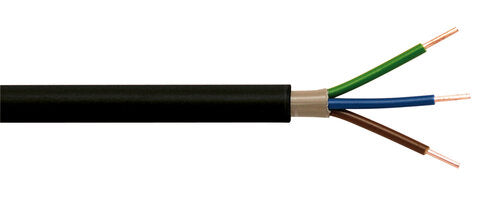 ERDKABEL SCHW. NYY-J 3X1,5 RING 10M