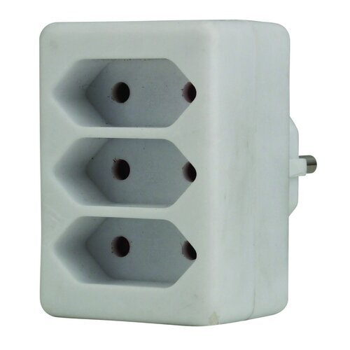EURO-ADAPTER WEIß 3-FACH