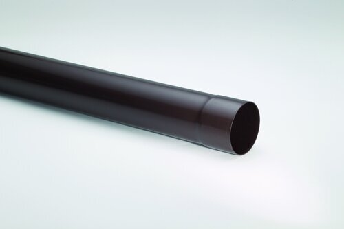 FALLROHR MIT MUFFE NW 50 2.0 BRAUN