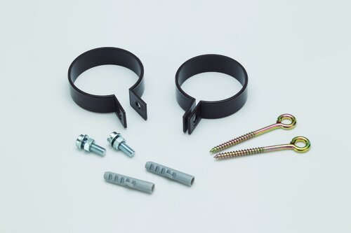 FALLROHRSCHELLE PVC NW 50 BRAUN (1 PAAR)