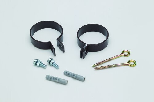 FALLROHRSCHELLE PVC NW 75 BRAUN