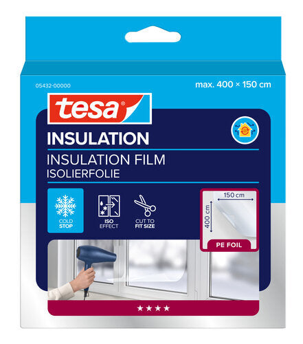 FENSTER-ISOLIERFOLIE 400X150CM TRANSPAR.