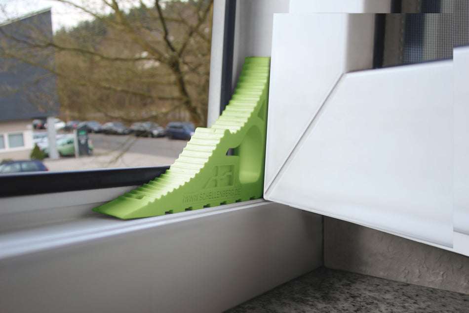 FENSTER- U. TÜRSTOPPER 120X85 MM GRÜN