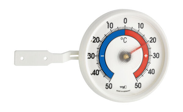 FENSTERTHERMOMETER KUNSTSTOFF WEIß