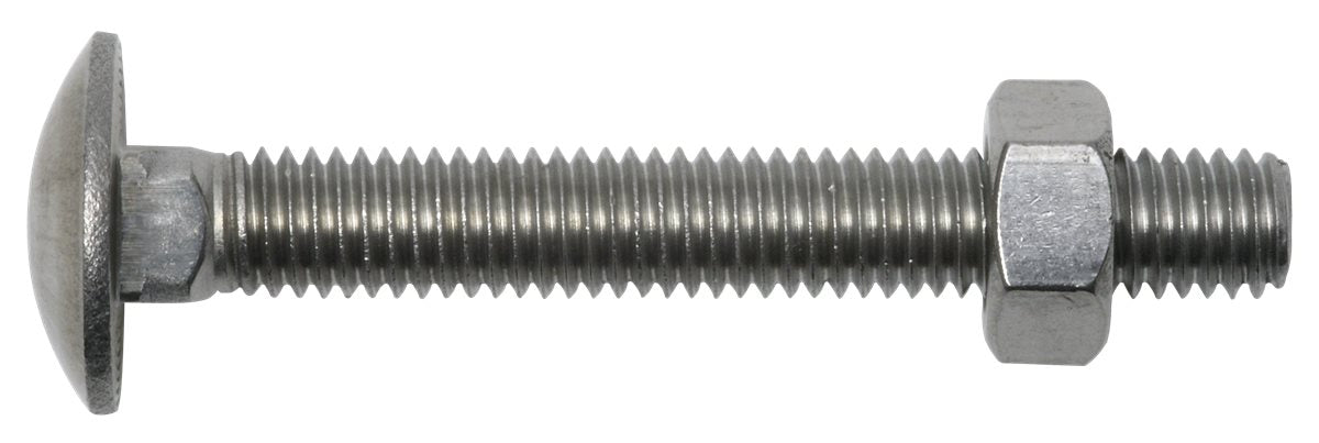 Flachrundkopfschr. A2 mit Mutter 6x60 mm DIN 603