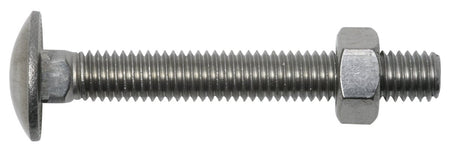 Flachrundkopfschr. A2 mit Mutter 6x40 mm DIN 603