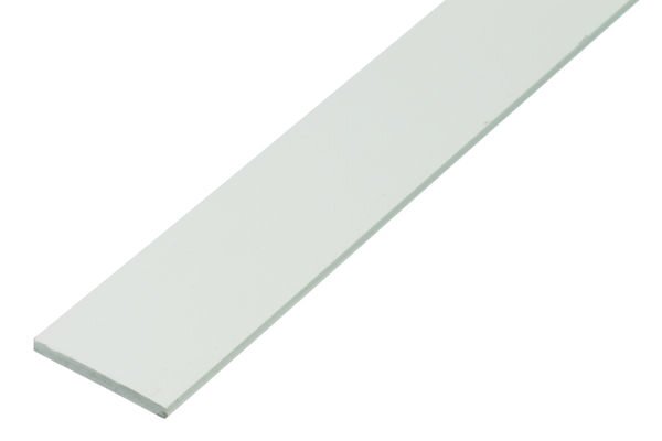 FLACHSTANGE KU WEIß 30X3,0X2000 MM